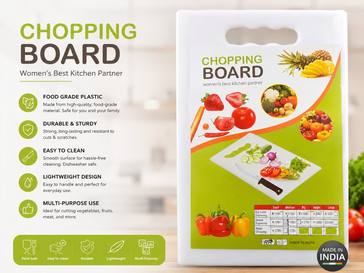 chopping board(white)