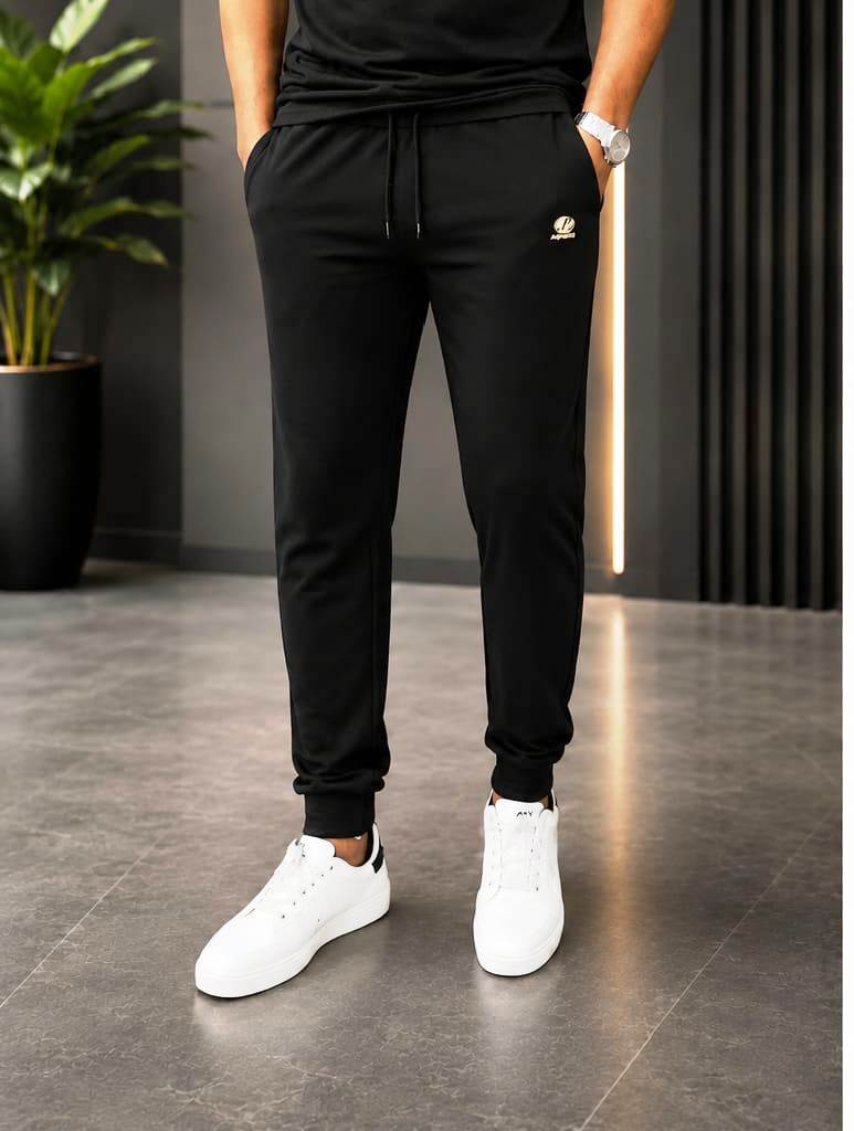 Black  joggers