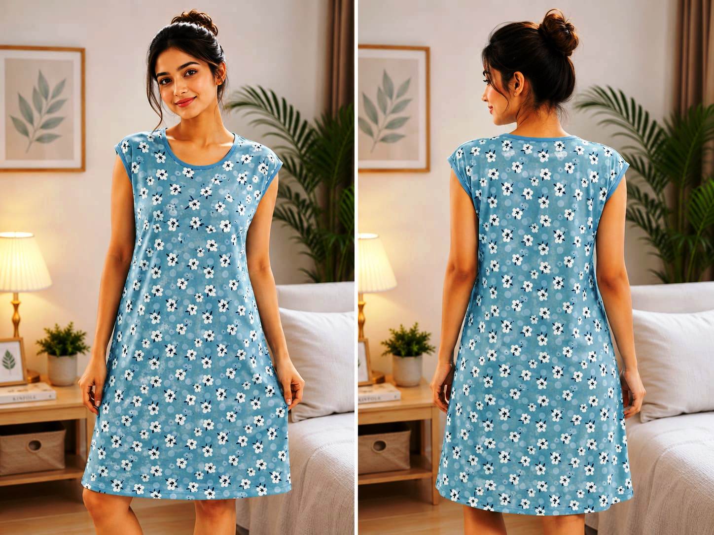 premium soft cotton nighty