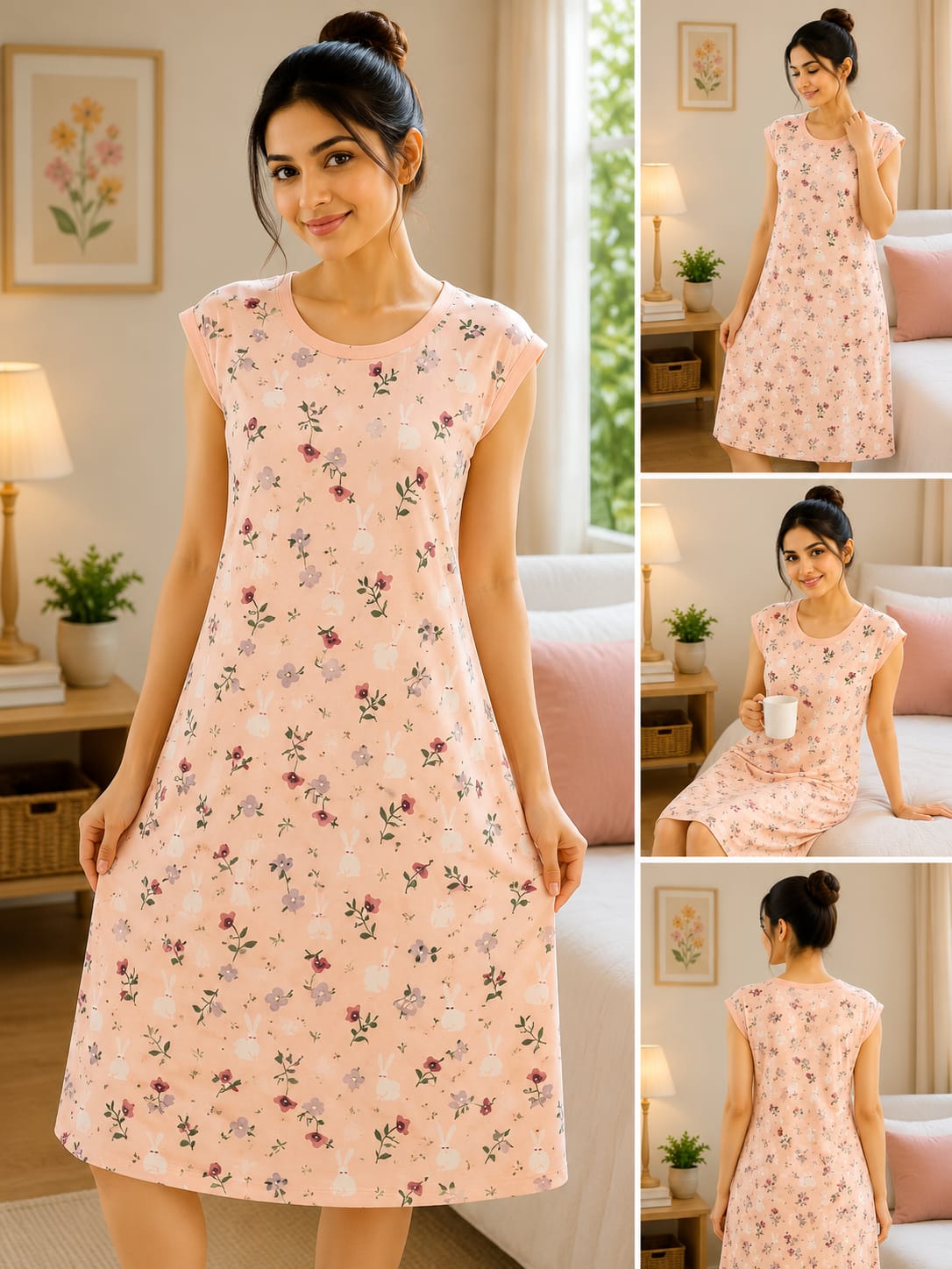 premium soft cotton nighty