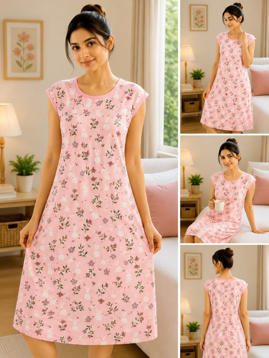 premium soft cotton nighty