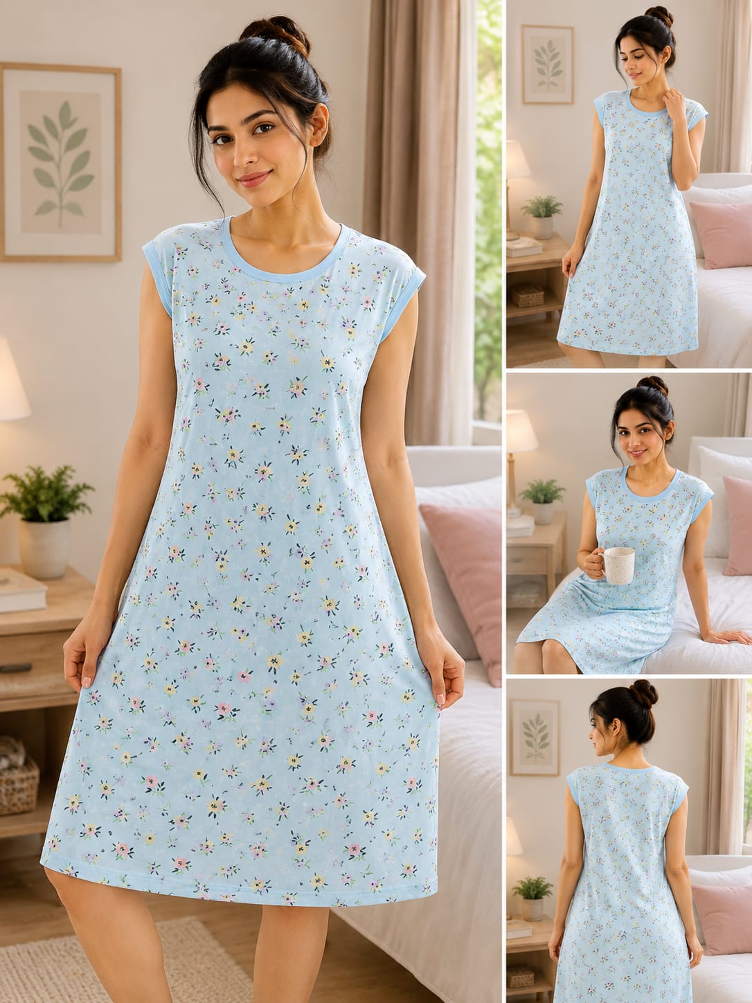 Premium soft cotton nighty