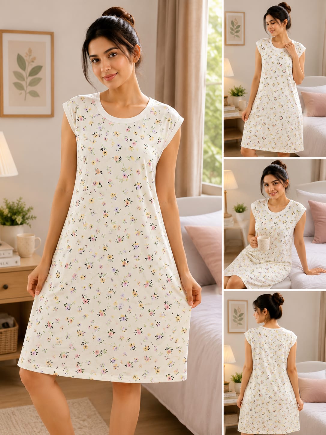 Premium soft cotton nighty