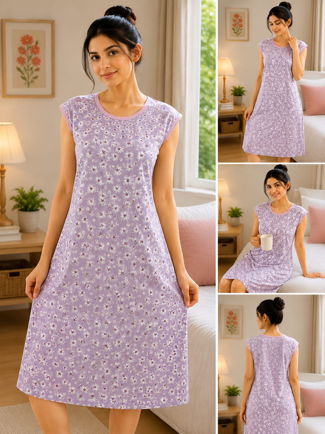 Premium soft cotton nighty