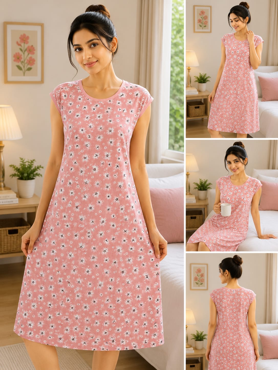 Premium soft cotton nighty