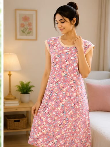 Premium soft cotton nighty