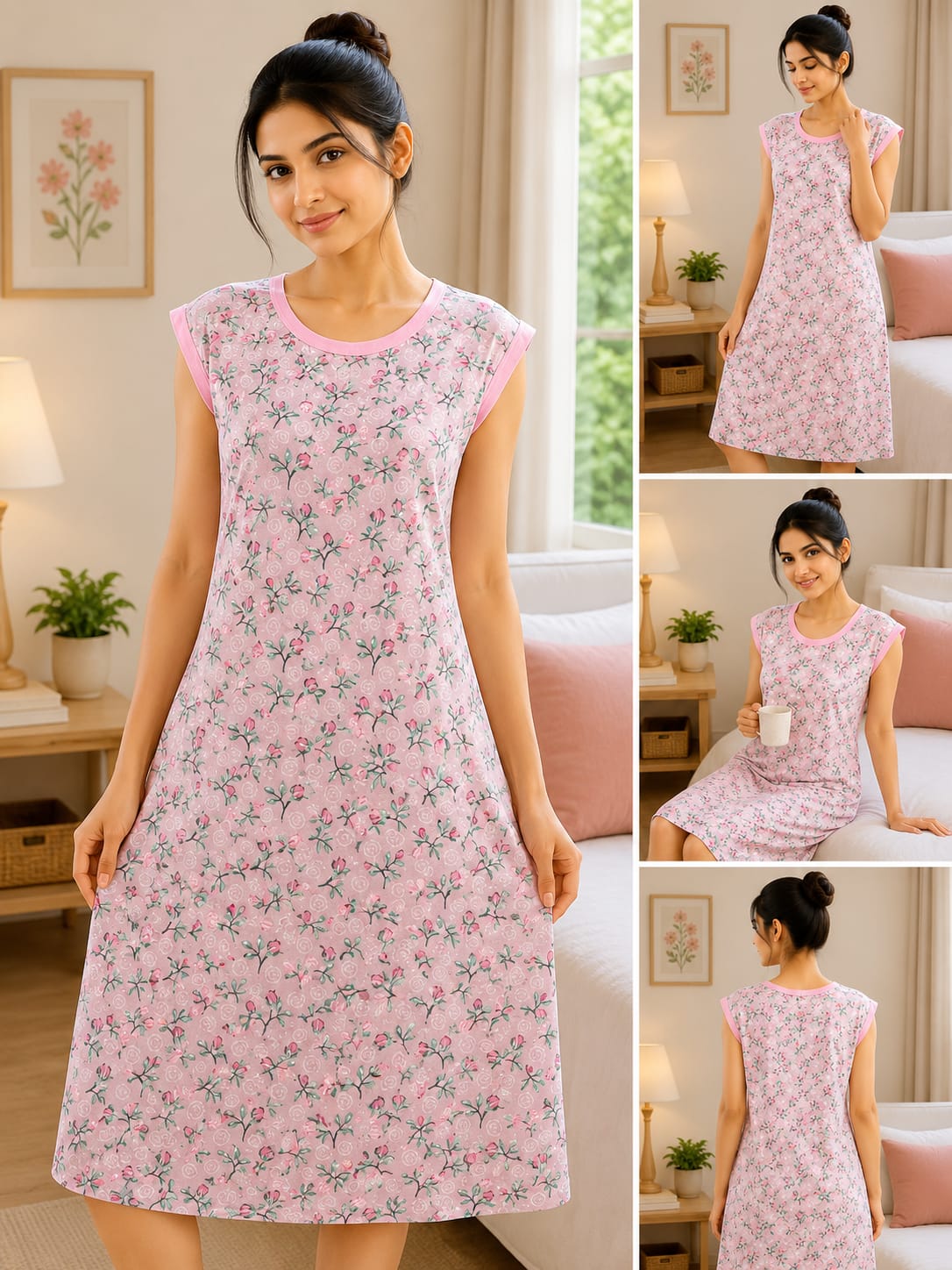 Premium soft cotton nighty