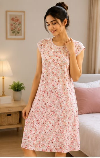 Premium soft cotton nighty