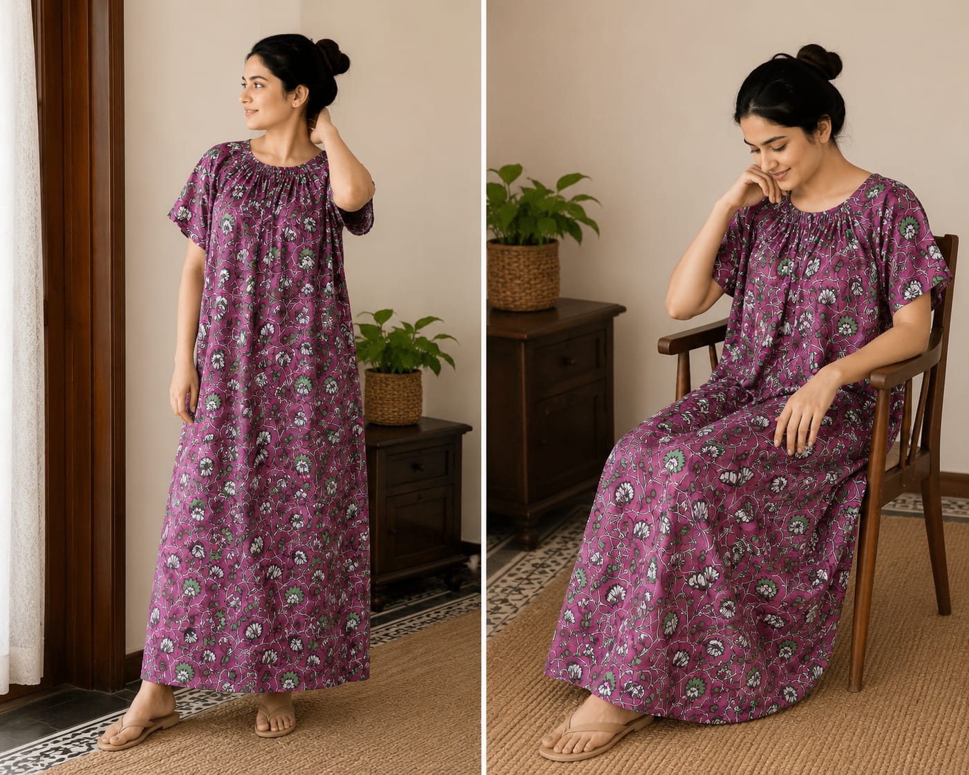 Premium soft cotton nighty