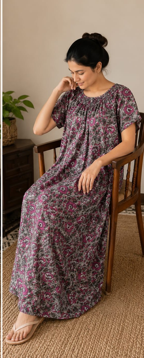 Premium soft cotton nighty