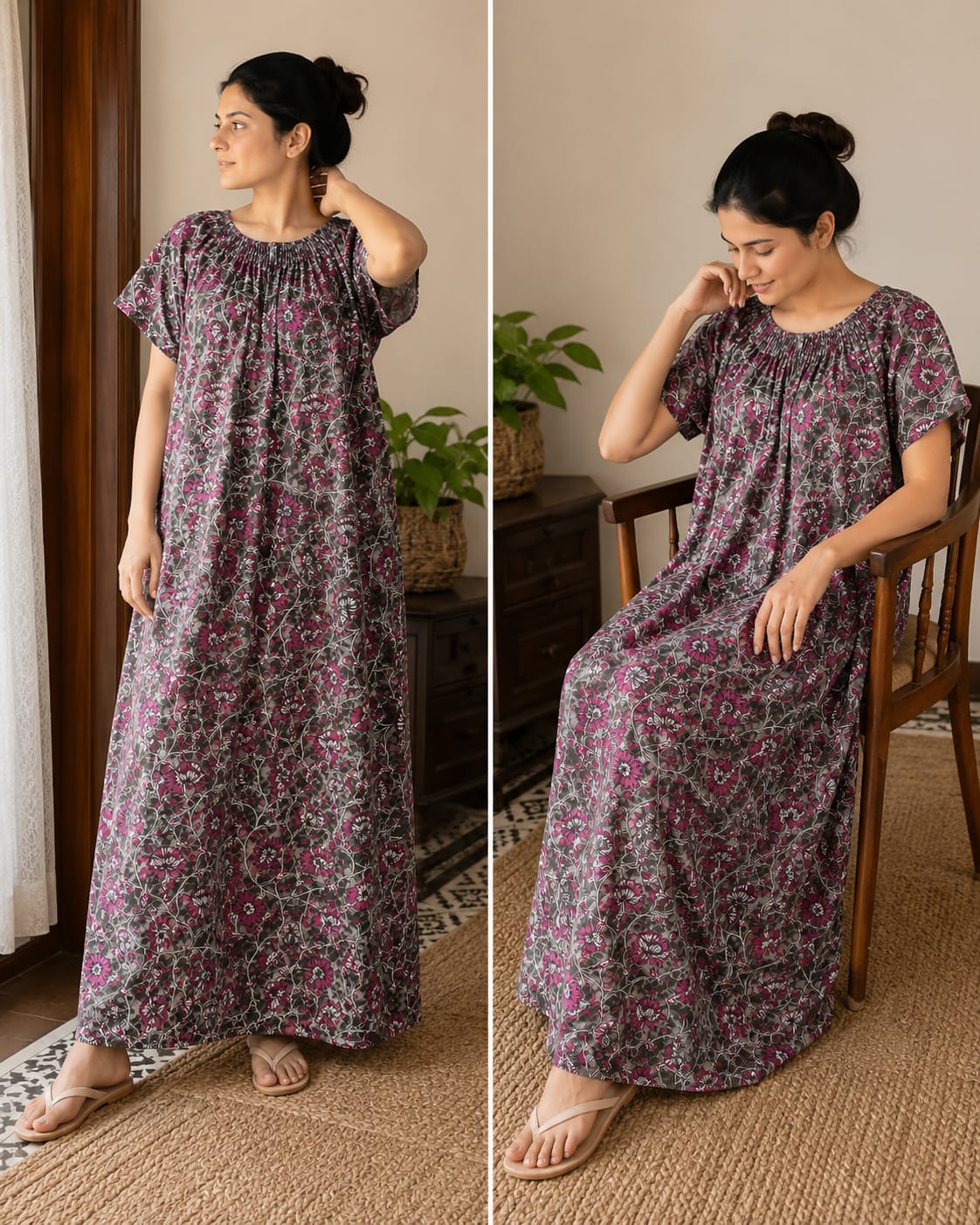 Premium soft cotton nighty
