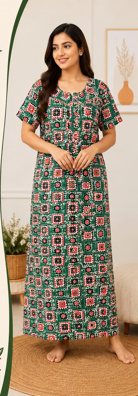 Premium soft cotton nighty