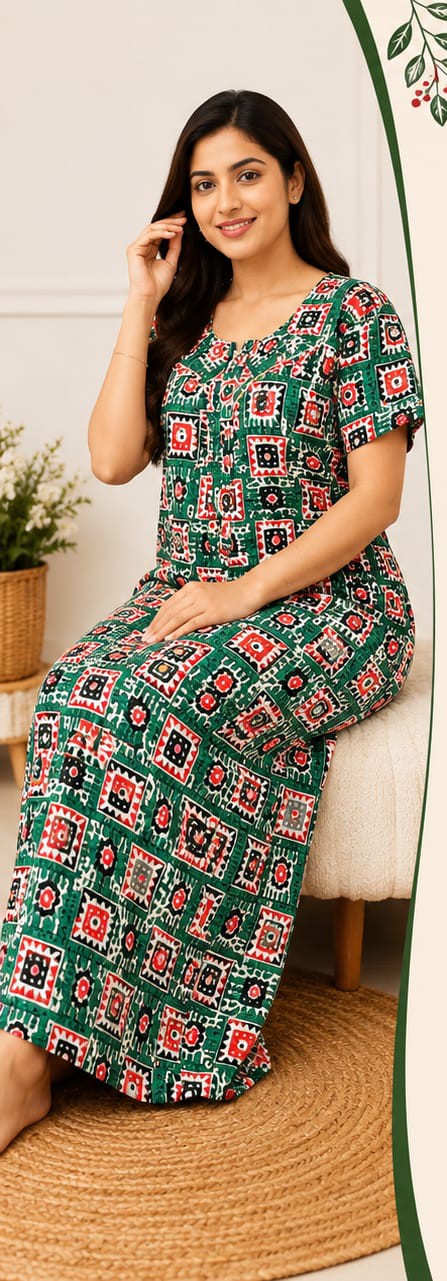 Premium soft cotton nighty