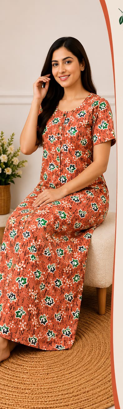 Premium soft cotton nighty