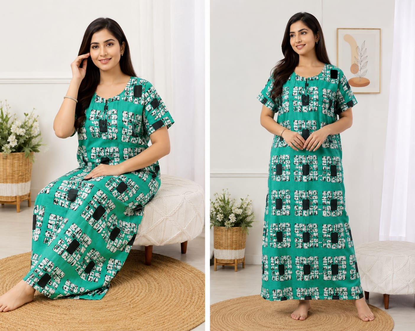 Premium soft cotton nighty
