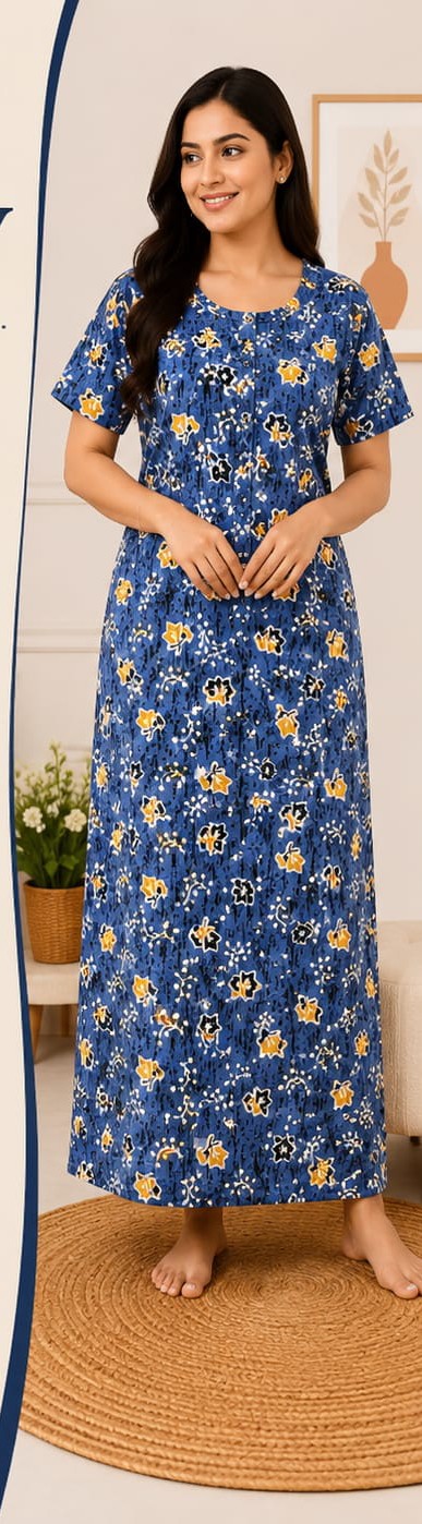 Premium soft cotton nighty
