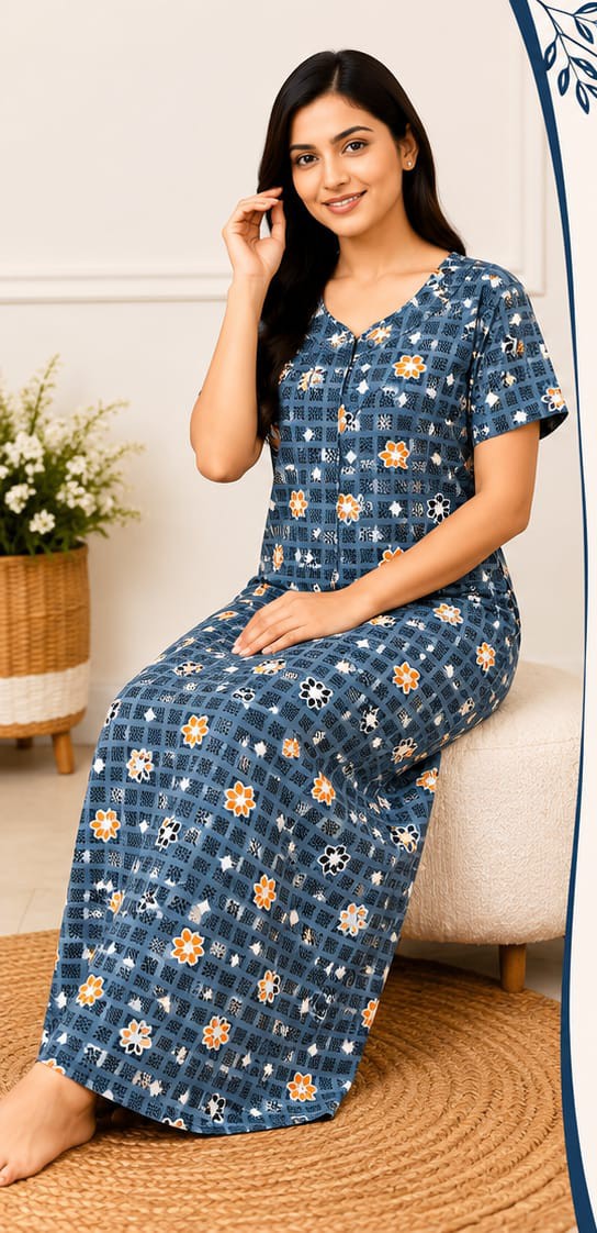 Premium soft cotton nighty
