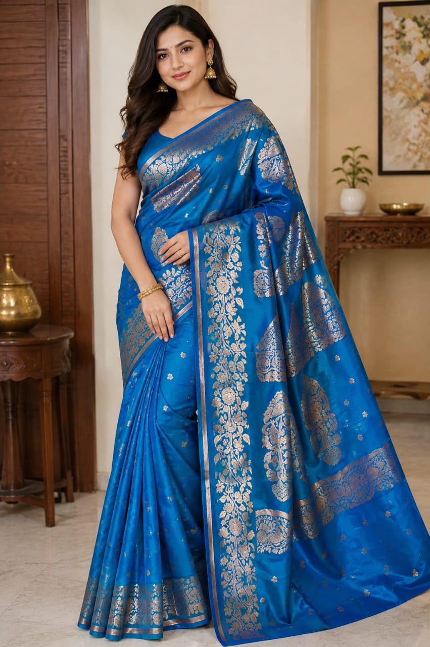 Premium katan silk saree