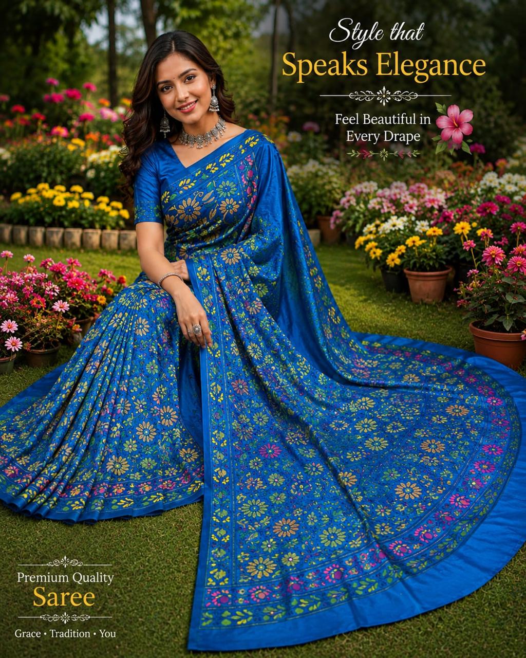 Original kathastich saree