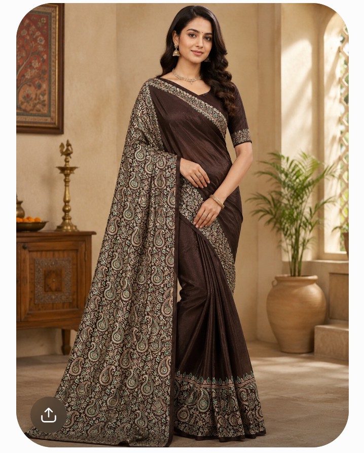 Semi modal silk saree